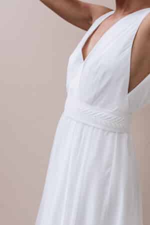 Ceinture en guipure de coton 6cm