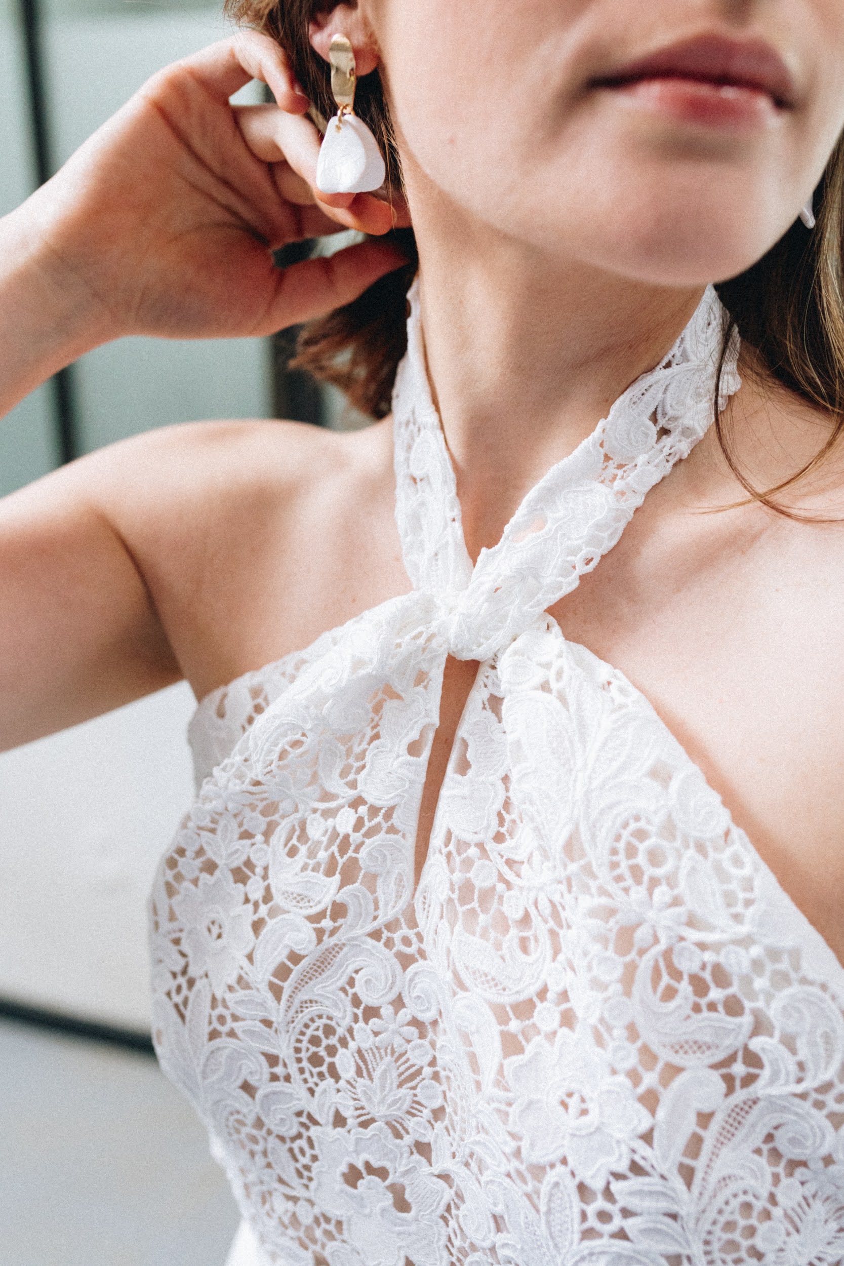 LES ROBES DE MARIÉE ENCOLURE AMÉRICAINE | Anne de Lafforest