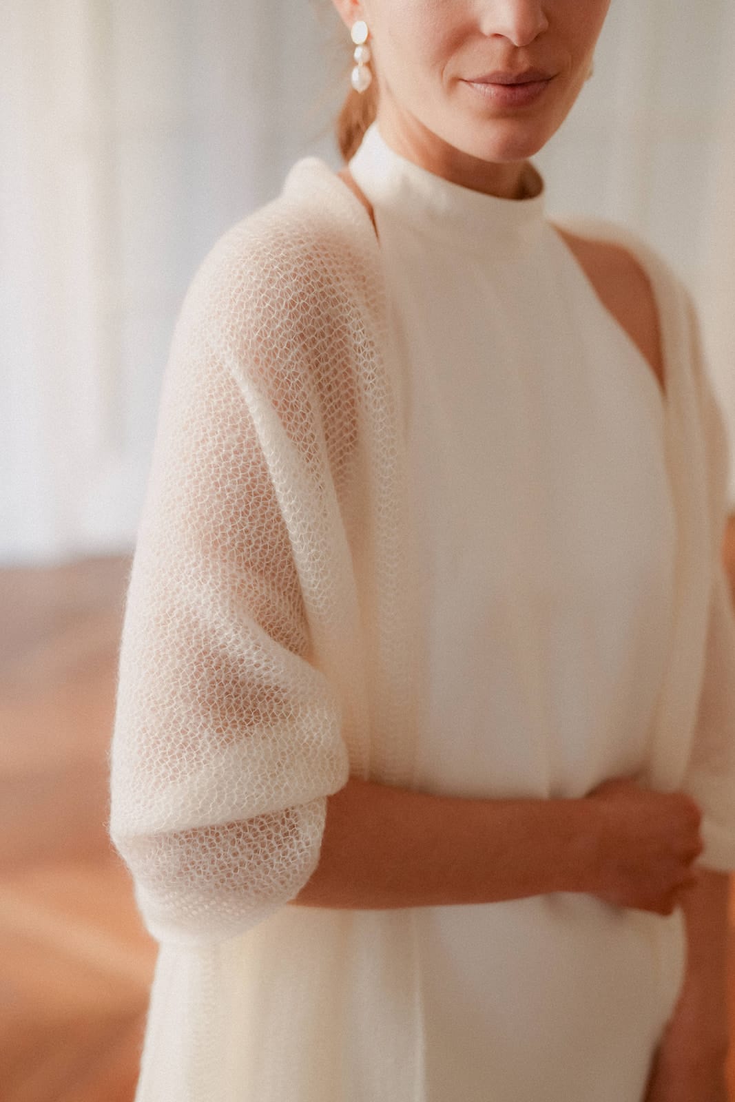 Étole de mariée Lilou