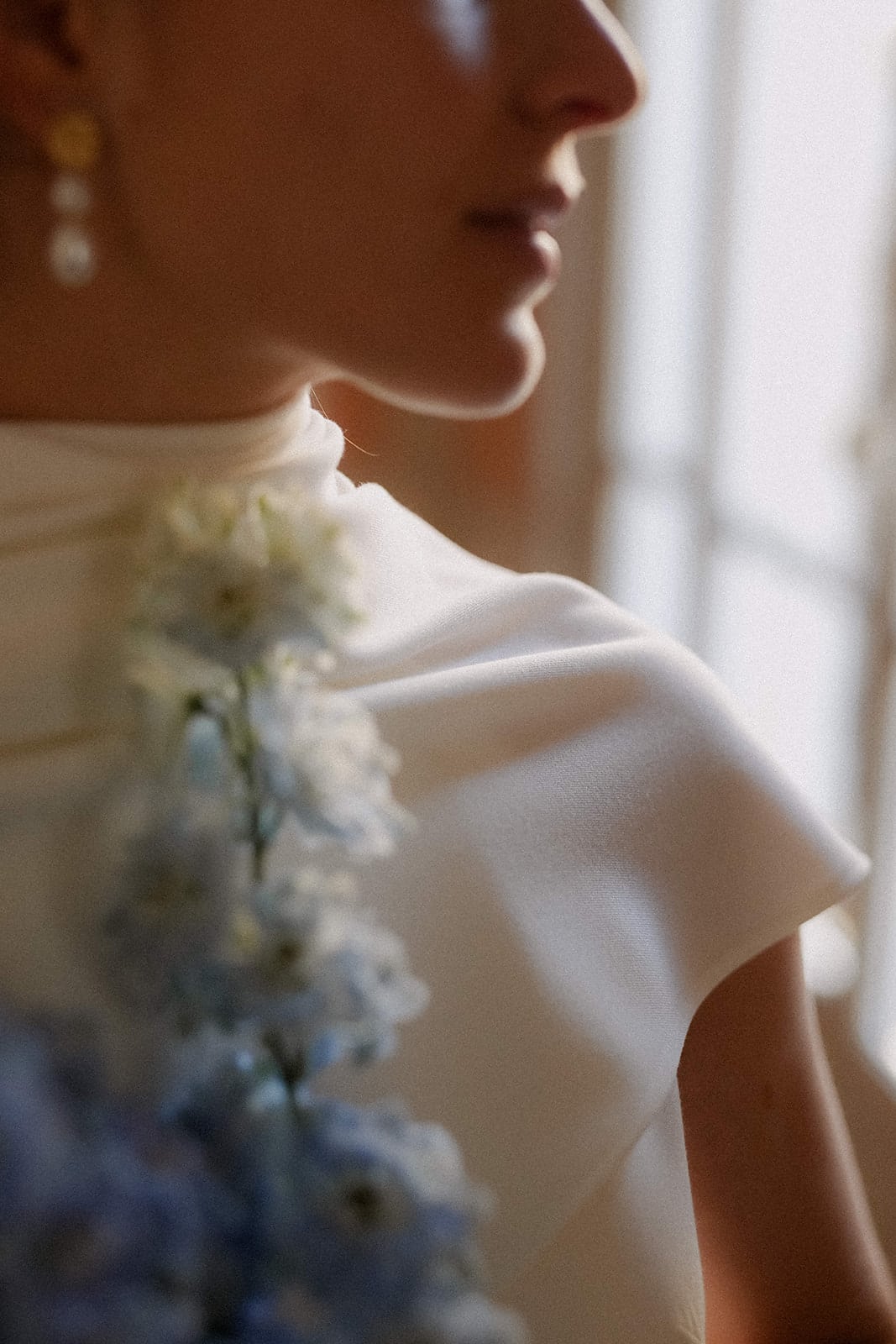 Étole de mariée Lilou