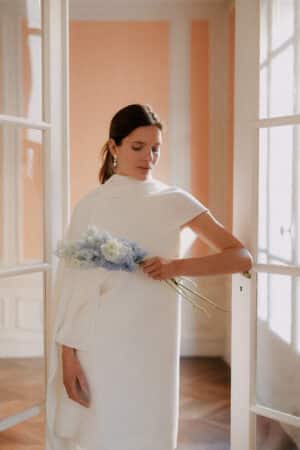 Étole de mariée Lilou