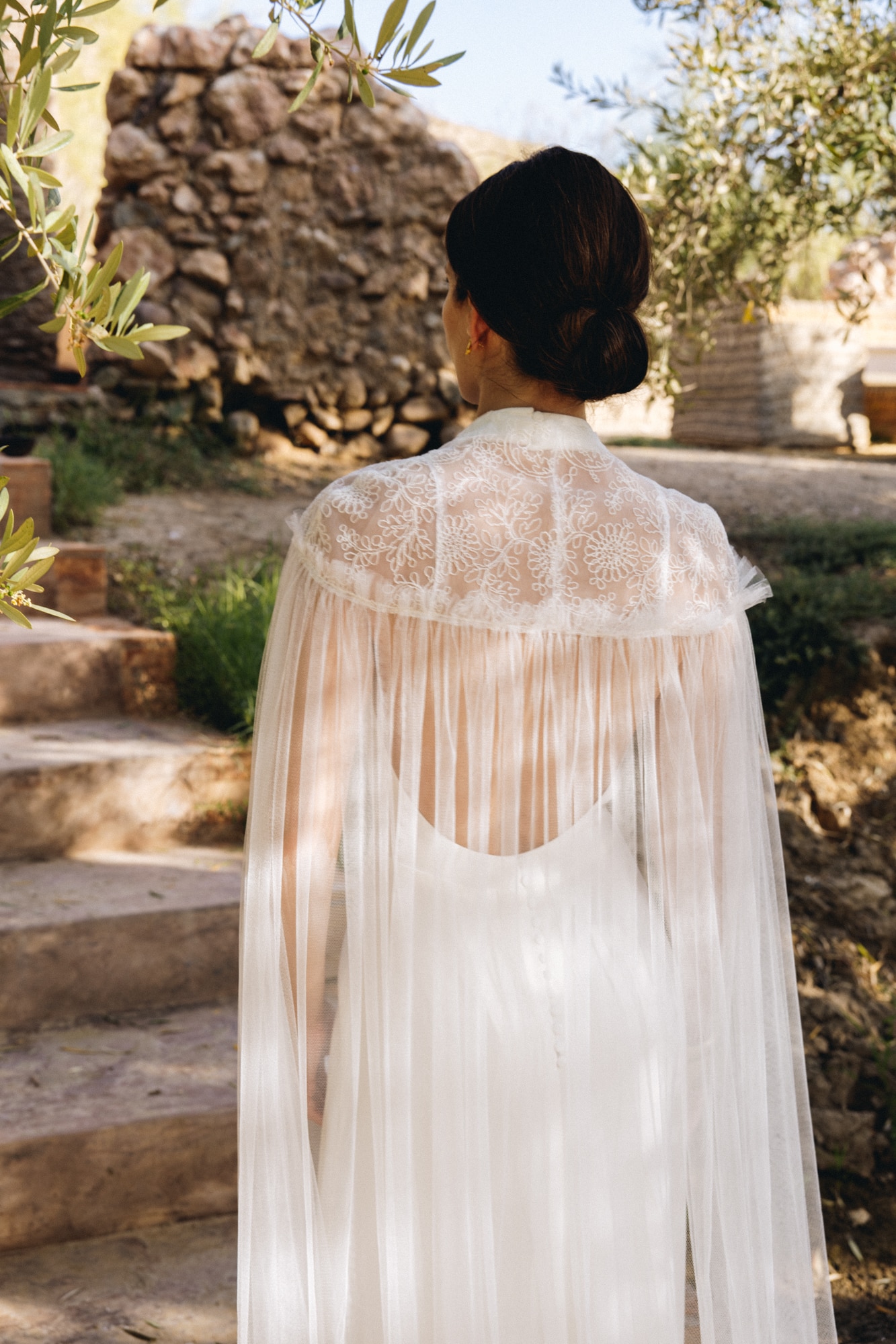 Cape de mariée Lemonn