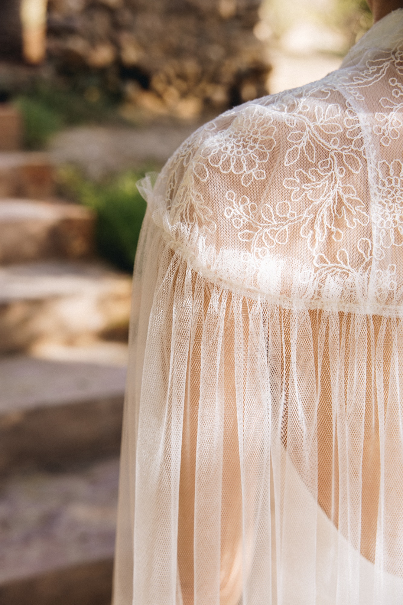 Cape de mariée Lemonn