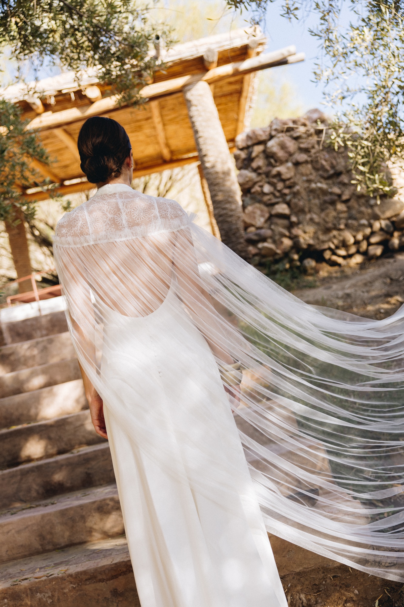 Cape de mariée Lemonn