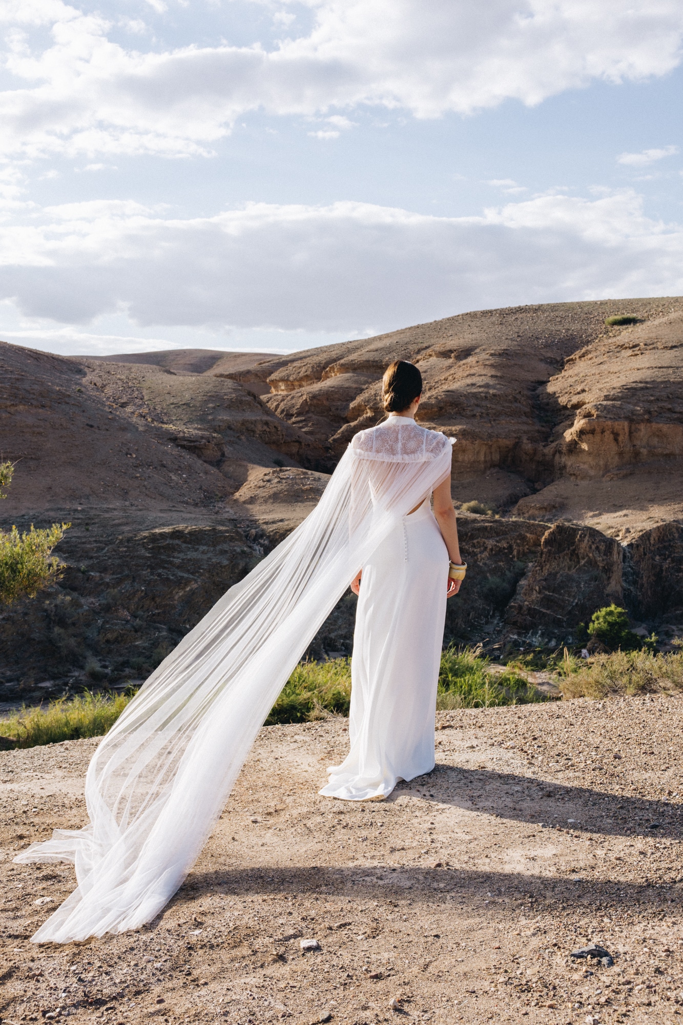 Cape de mariée Lemonn