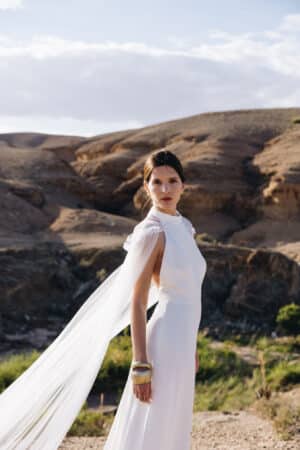 Cape de mariée Lemonn